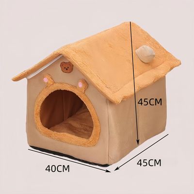 Pawzy Niche Velours pour Chat et Chien
