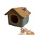 Pawzy Niche Velours pour Chat et Chien