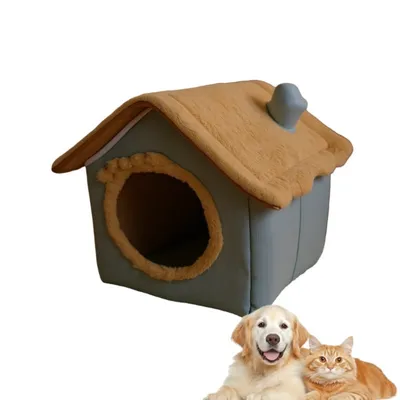 Pawzy Niche Velours pour Chat et Chien