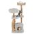 Giantex Arbre à Chat 5 Niveaux Bois Massif, Plateforme,2 Griffoirs en Jute