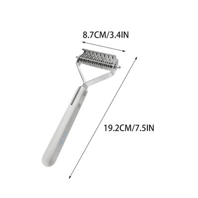 Brosse sous-poil | Peigne démêlant double face pour chien