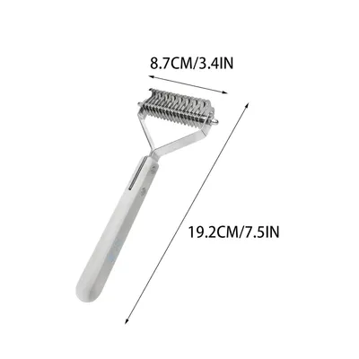Brosse sous-poil | Peigne démêlant double face pour chien