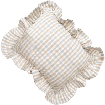 Oreiller pour chat, motif à carreaux