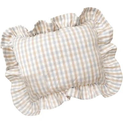 Oreiller pour chat, motif à carreaux