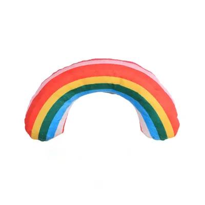 Oreiller à mâcher en peluche coloré