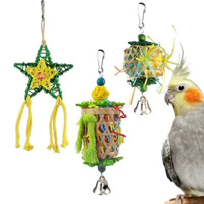 UAMLY Bloques masticables para loros y pájaros