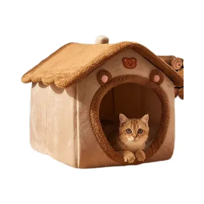 Maison pour chat, avec coussin amovible