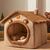 Maison pour chat, avec coussin amovible