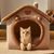 Maison pour chat, avec coussin amovible