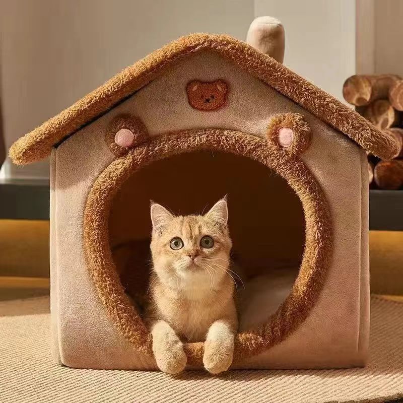 Maison pour chat, avec coussin amovible