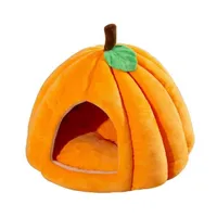 Maison pour chat citrouille