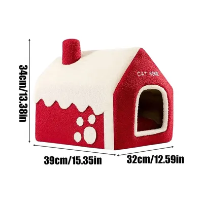 Lit d'hiver pour animaux, Maison de neige