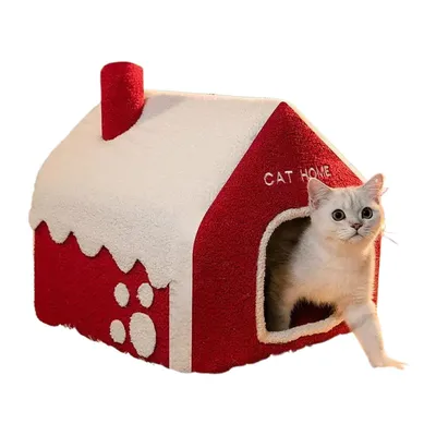 Lit d'hiver pour animaux, Maison de neige