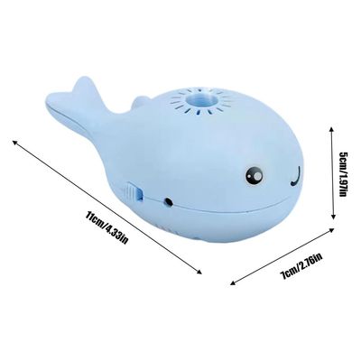 UAMLY Balón de fútbol eléctrico flotante con forma de ballena para gatos