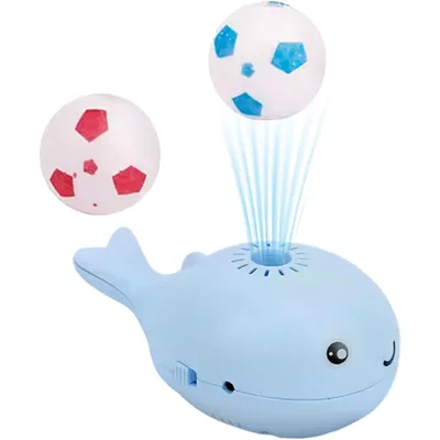 Balle de football flottante électrique en forme de baleine pour chat