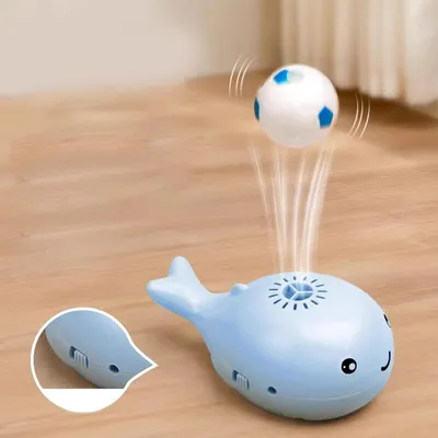 Balle de football flottante électrique en forme de baleine pour chat