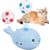 Balle de football flottante électrique en forme de baleine pour chat