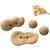Jouet pour chat en forme de cacahuète, avec des boules de sisal