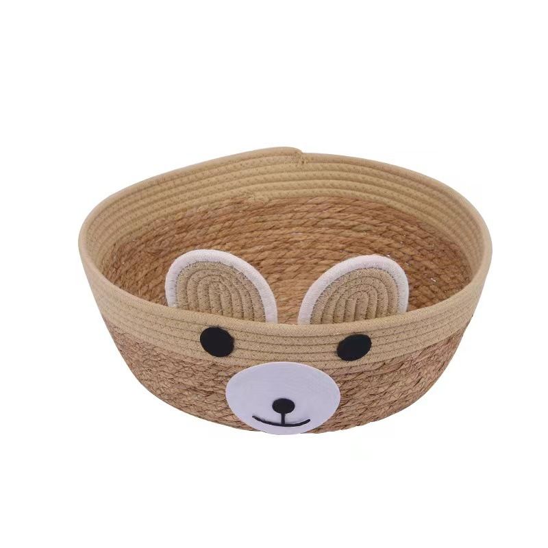 Lit pour chat en corde de rotin avec coussin