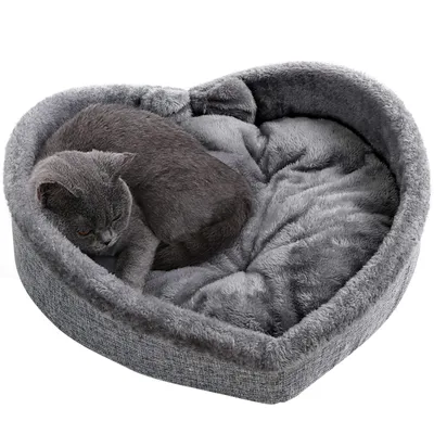 UAMLY Casa para gatos con forma de corazón