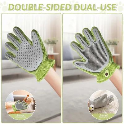 Gant de toilettage pour animaux, brosse épilatoire