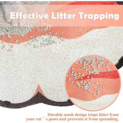 Tapis de litière pour chat, tapis de gamelle pour animaux