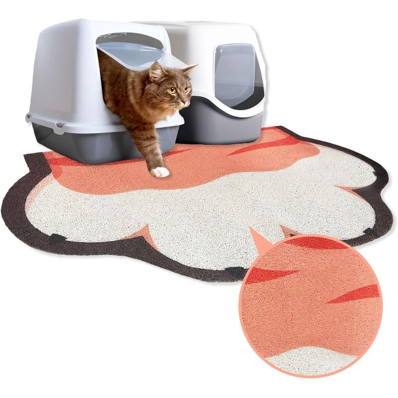 Tapis de litière pour chat, tapis de gamelle pour animaux