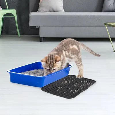 Tapis de litière en silicone pour chat