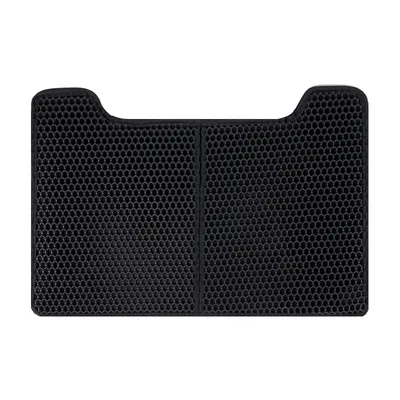 UAMLY Alfombrilla filtrante de doble capa para arena de gatos