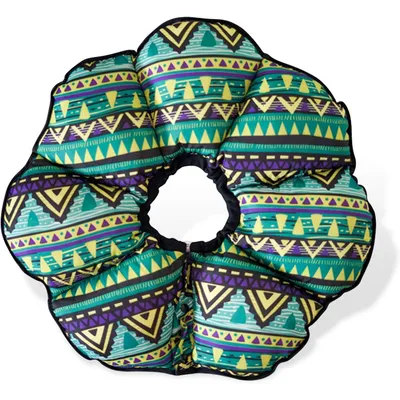 Collier de protection pour chien en forme de cône, vert