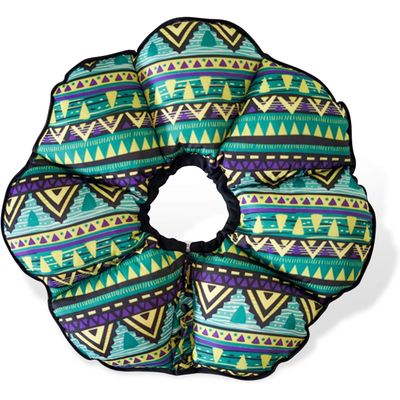 Collier de protection pour chien en forme de cône, vert