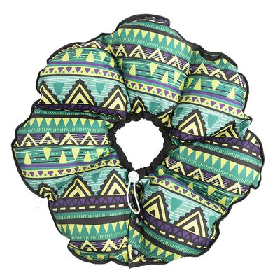 Collier de protection pour chien en forme de cône, vert