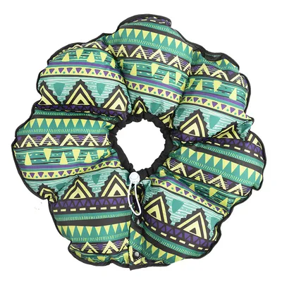 Collier de protection pour chien en forme de cône, vert