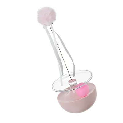 Jouet interactif pour chat avec balle