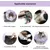 Collier conique pour chat, fleur violette