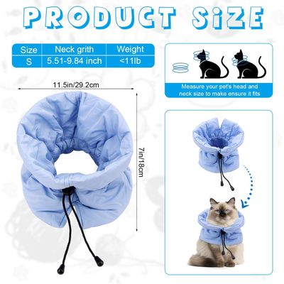 Collier de récupération réglable pour chats