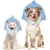 Collier conique pour chat, requin bleu