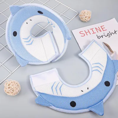 Collier conique pour chat, requin bleu