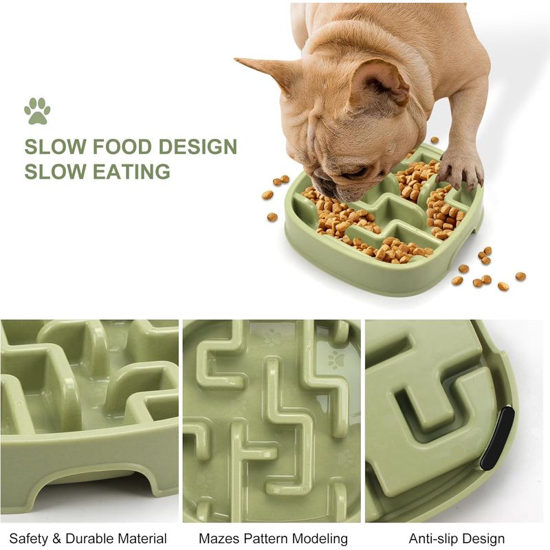 Gamelle pour chien à alimentation lente, gamelle puzzle