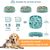 Gamelle pour chien à alimentation lente, gamelle puzzle