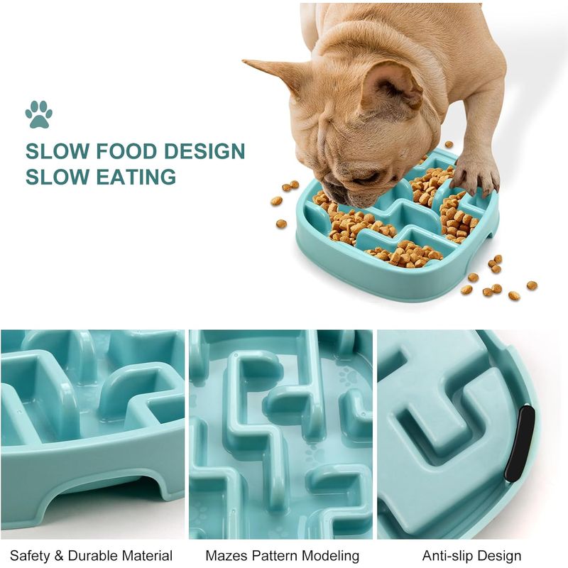 Gamelle pour chien à alimentation lente, gamelle puzzle