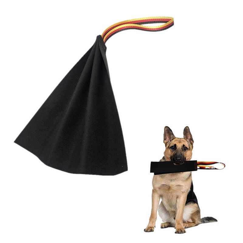 Chiffon de morsure en cuir pour le dressage des chiens