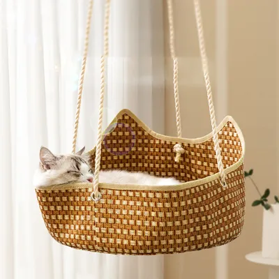 Hamac pour chat, Nid en rotin pour chat