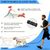 Laisse pour chien mains libres avec pochette zippée et sac banane
