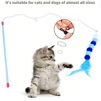 UAMLY Baguettes pour chat, jouets pour chats(Couleur aléatoire)