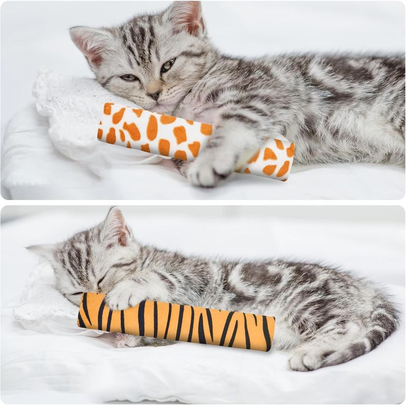 Oreiller à l'herbe à chat, jouets interactifs pour chats