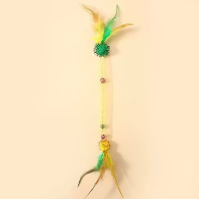 UAMLY Juguetes interactivos para gatos con plumas