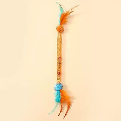 Jouets interactifs pour chats avec plumes