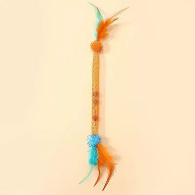 UAMLY Jouets interactifs pour chats avec plumes