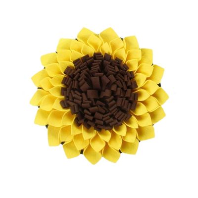 Tapis à renifler pour chiens, tournesol